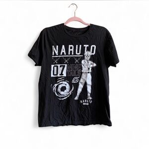 Black Naruto Graphic T-Shirt